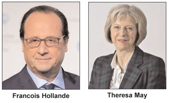 France warns May of tough time ahead in Brexit talks France warns May of tough time ahead in Brexit talks
