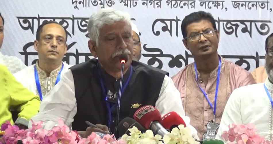 মেয়র হলে কী করবেন ইশতেহারে জানালেন আজমত উল্লা