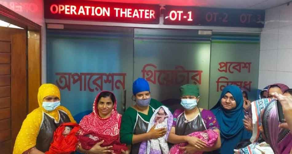 পটুয়াখালীতে একসঙ্গে চার সন্তানের জন্ম
