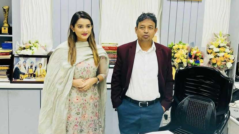 ডিবি অফিসে তিশা