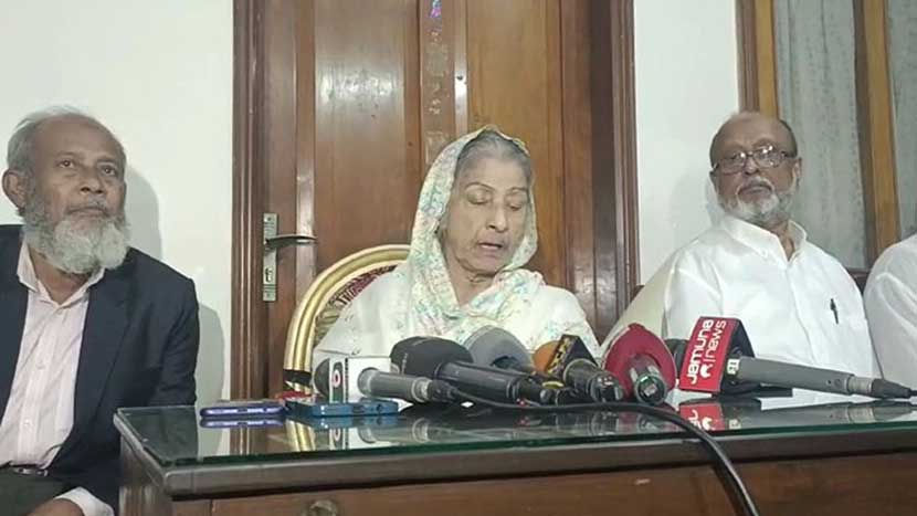 নির্বাচনে অংশ না নেওয়ার ঘোষণা দিলেন রওশন এরশাদ