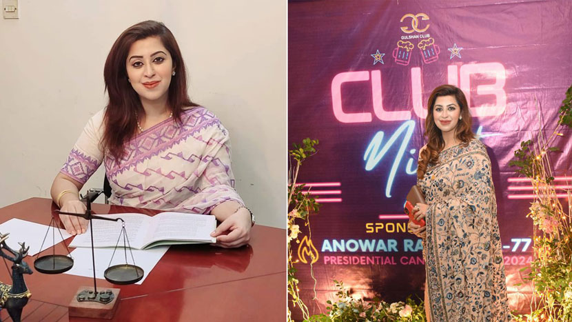 গুলশান ক্লাবের পর্ষদে প্রথম নারী ব্যারিস্টার গুলশান ক্লাবের পর্ষদে প্রথম নারী ব্যারিস্টার