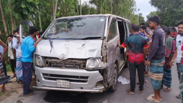 শেরপুরে মাইক্রোবাস চাপায় দুই মাদ্রাসা শিক্ষার্থী নিহত
