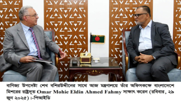 বাণিজ্য উপদেষ্টার সাথে মিশরের রাষ্ট্রদূতের বৈঠক