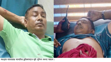 ​​​​​​​বগুড়ায় আসামি ধরতে গিয়ে দুই পুলিশ সদস্যকে ছুরিকাঘাত