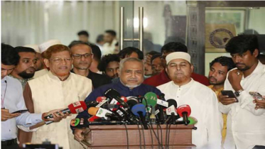 যৌথ সংবাদ সম্মেলনে বিব্রত অন্য দলগুলো: জামায়াতের আপত্তি