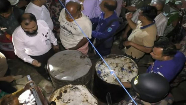 সিদ্ধিরগঞ্জে মজুত করা ১৪ হাজার লিটার ডিজেল জব্দ, দুজনের কারাদণ্ড