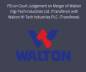 PSI on Court Judgement on Merger of Walton Digi-Tech Industries L PSI on Court Judgement on Merger of Walton Digi-Tech Industries L