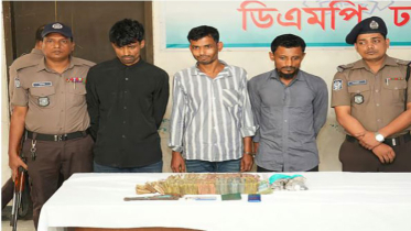 গির্জায় ঢুকে ফাদারকে বেঁধে আড়াই লাখ টাকা লুট, ৩ জন গ্রেপ্তার