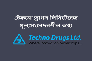 টেকনো ড্রাগস লিমিটেডের মূল্যসংবেদনশীল তথ্য