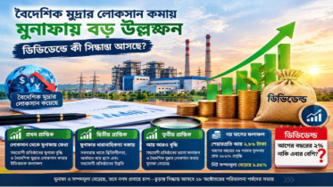 বৈদেশিক মুদ্রার লোকসান কমায় মুনাফায় বড় উল্লম্ফন, বেশি ডিভিডেন্ডের বৈদেশিক মুদ্রার লোকসান কমায় মুনাফায় বড় উল্লম্ফন, বেশি ডিভিডেন্ডের
